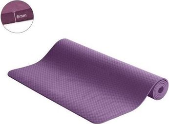 Tapis de Fitness Gym Musculation Antidérapant – Tapis pour Yoga  Pilates Fitness Gymnastique 183 x 61 x 0 6 cm en TPE - Violet