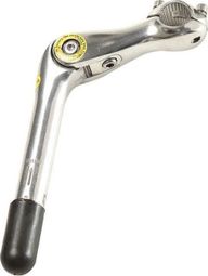 POTENCE ALU REGLABLE Fourche: 22 2 Cintre: 25 4 Long: 85mm SILVER