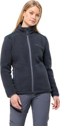 Jack Wolfskin Donna Kammweg Pile Fleece Grigio