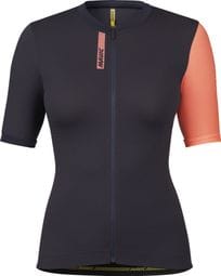 Mavic Essential Women's Short Sleeve Jersey Dark Blue/Coral