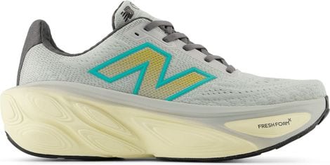 New Balance Fresh Foam X More v5 Running-Schuhe Grau/Blau/Gelb Herren