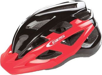 Casque vélo Ges® City Varik - Rouge/Noir  M (54/58cm) Noir/Rouge