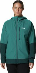 Wasserdichte Jacke Damen Mountain Hardwear New Stretch Ozonic Grün