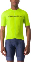 Maglia Castelli Elements a manica corta giallo fluo