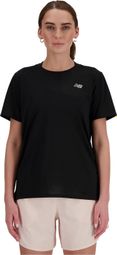 New Balance Sport Essentials Women's Jersey met korte mouwen Black