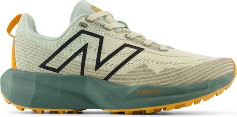 Chaussures Trail New Balance FuelCell Venym Beige/Vert Femme