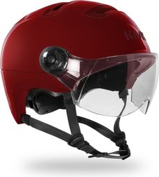 Helm für die Stadt Urban R Bordeauxrot