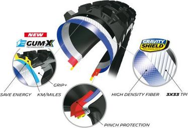Pneu Michelin E-Wild Arrière Gum-X Compétition Line 27.5'' Plus Tubeless Ready Souple — vue 3