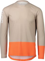 Poc MTB Pure Beige / Orange Long Sleeve Jersey