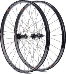 Paire de roues Progress MT Plus Nexo Hybrid 29 | Boost 15x110/12x148 | 6 Trous | Shimano Microspline