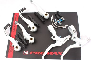 Kit V-brakes BMX avec levier de frein KHE PROMAX