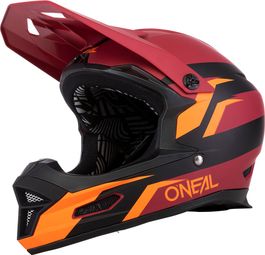 Casco integrale O'Neal Stage Fury Rosso / Arancione