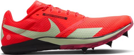 Zapatillas de Atletismo Nike Rival XC 6 Rojo/Verde, Hombre