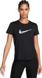 Kurzarmtrikot Women Nike One Swoosh Schwarz