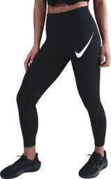 Nike Tempo Swoosh Run 7/8-Strumpfhose, schwarz, für Damen