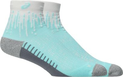 Asics Performance Run Quarter Socks Blue/White