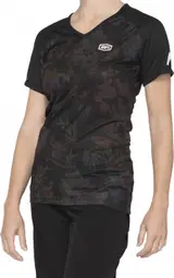 Women's Short Sleeve Jersey 100% Airmatic Jersey Black