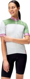 Kurzarm Trikot Women Endura FS260 Weiß/Grün