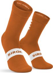 Chaussettes vélo Cyclisme Homme et Femme S1 Ochre Major Marron