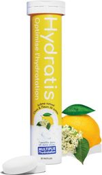 HYDRATIS - 20 Pastilles Effervescentes Citron + Fleur de Sureau