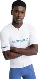 Maillot vélo mesh manches courtes homme Cyclisme M8 Inertia Blanc