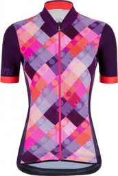 Santini X Ironman DEA Vrouwen Short Sleeve Jersey Roze