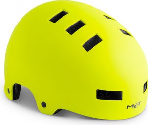 Casque MET Zone Jaune Fluo Mat