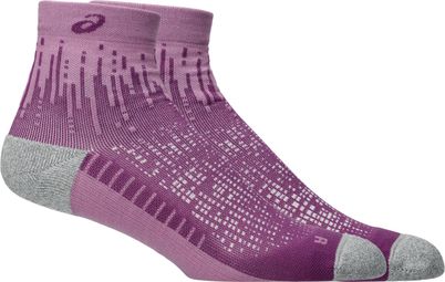 Asics Performance Run Quarter Socks Pink/Purple