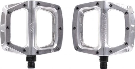 DMR Pair of Flat Pedals V8 Classic Silver