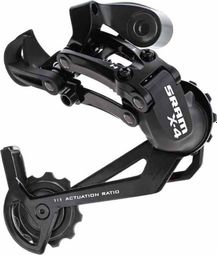 Dérailleur arrière Sram X4  7/8V Chape Longue Aluminium Noir