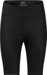 Pantalón corto acolchado Jack Wolfskin Tourer negro mujer