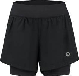 Short 2-en-1 Rogelli Essential Noir Femme