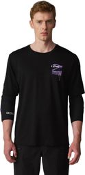 ION Ionic Merino heren-shirt met korte mouwen, zwart