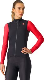 Chaleco cortaviento Castelli Espresso Mujer Negro