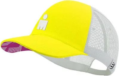 Gorra Compressport Trucker Ironman Amarillo/Gris