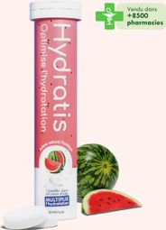 HYDRATIS - 20 Pastilles Pastèque Effervescentes-Riche en Minéraux