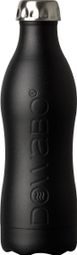 Bouteille à boire Dowabo Cocktail Coll à paroi Simple Soleil Noir-1200 ml - Noir