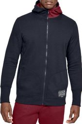 Under Armour Baseline Fleece FZ Hoodie 1343006-002  Homme  Noir  pulls molletonnés