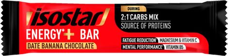 Barrita energética Isostar Longue Energy +3h Plátano/Chocolate - 32 g