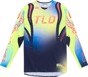 Troy Lee Designs Sprint Ultra Langarm Trikot Blau/Gelb