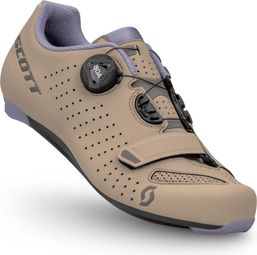 Scott Road Comp Boa-wielrenschoenen voor dames, beige/roze