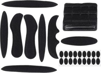 Kit Sportenzia Universele Helmvoering 27 Stuks Traagschuim Zwart