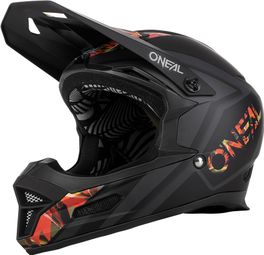 Integral O'Neal Solid Fury Mahalo Helmet Black / Orange