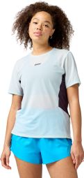 Brooks High Point Kurzarm-Shirt Blau Damen