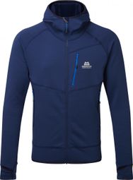 Mountain Equipment Eclipse Felpa con cappuccio blu da uomo