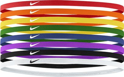Nike Magere Haarbanden Multi-Kleur (x8)