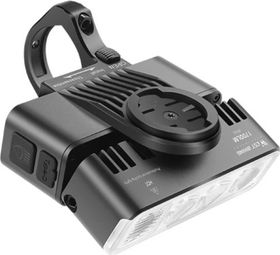 Lampe avant vélo haute puissance 1700 lumens angle ajustable - support compteur/éclairage - West Biking