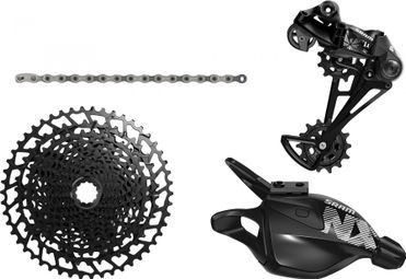 Mini Gruppo Sram NX Eagle Trigger Droit 12 Velocità 126 maglie Nero