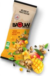 Baouw Biologische Gedroogde Fruitmix Mango/Cashew/Groene Thee 30g