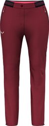 Salewa Pedroc 2 Pantalón Softshell Mujer Rojo